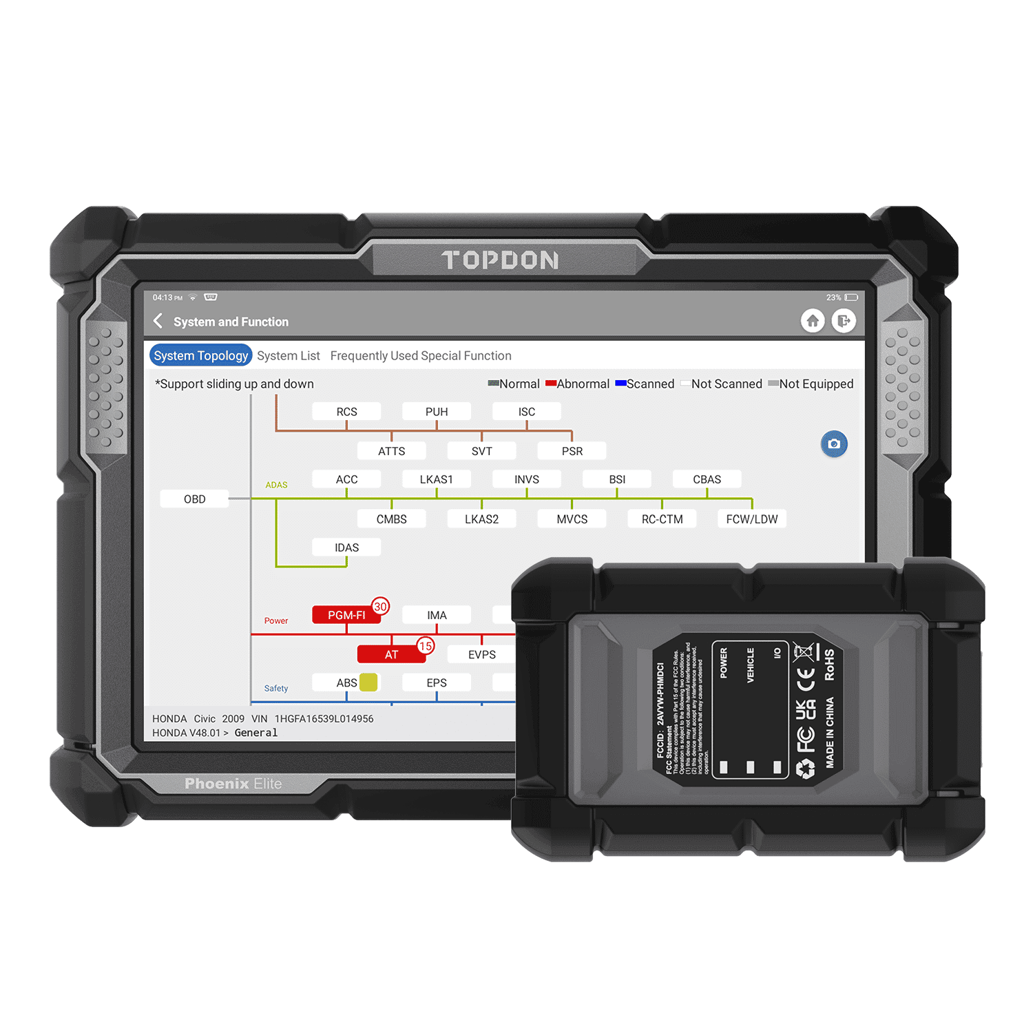 PHOENIX ELITE TOPDON valise de diagnostic professionnelle